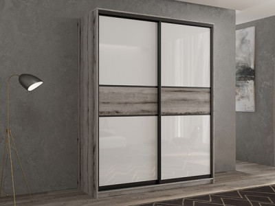 Шкаф-купе Кааппи 11 Эвок Окаменелый 140х60х230 см