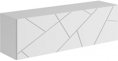 ГРАНЖ Шкаф навесной ШН-004 (Д.1200) (Белый (Шагрень) / Белый софт)