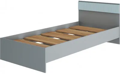 Стиль ДЖЕРСИ Кровать КР-003 МДФ 0.9х2.0 (Комплект)