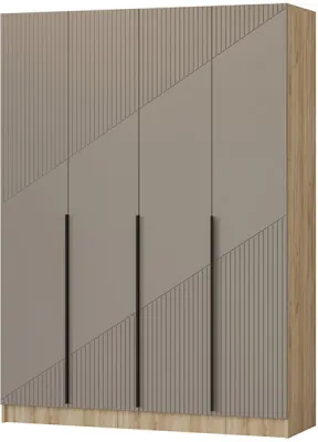 Шкаф Авис 1,6, Крафт золотой/Крема