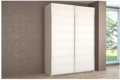 Шкаф-купе Иннэс-5 1600 Ф1/Ф1, Бодега белая