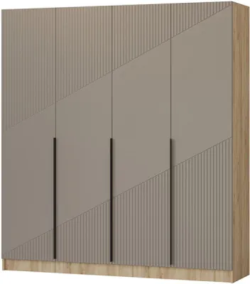 Шкаф Авис 2,0, Крафт золотой/Крема