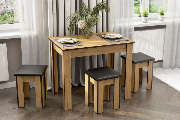 Стол обеденный СО 1, Дуб Золотой