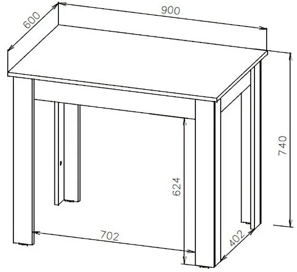 Стол обеденный СО 1, Дуб Золотой