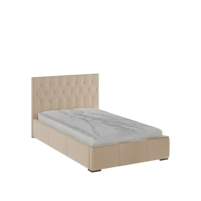 Октавия Кровать интерьерная 120 бежевый ромб, ПМ