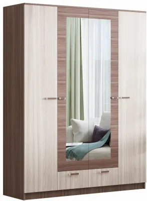 Адель Шкаф 1,6 платяной, Ясень шимо