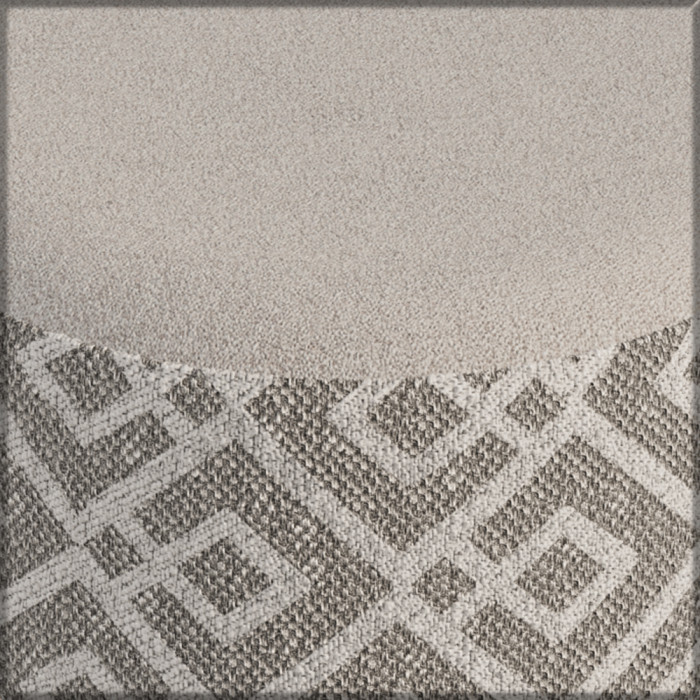 Афина Спальня 4-25901М1к.с. Трюмо + Банкетка 6-5132ТКсерая Юна, цвет кашемир серый/ткань серая, ШхГхВ 105х38,6х129 + 33х33х45 см., универс. сб.