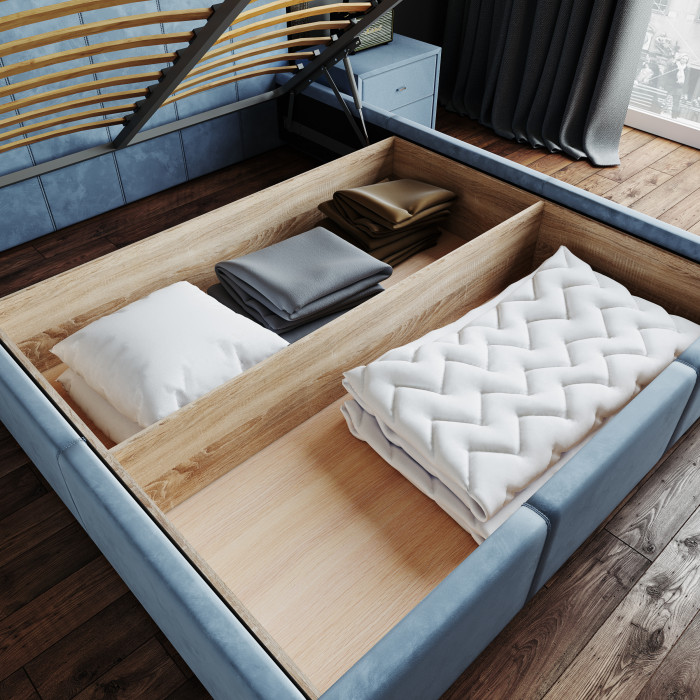 Рио Кровать интерьерная 120 изумруд квадрат, ПМ