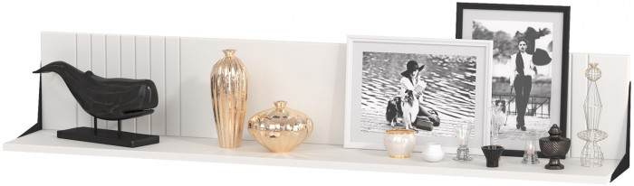 Валенсия Гостиная № 071, ЛДСП белый шагрень/МДФ белый шагрень