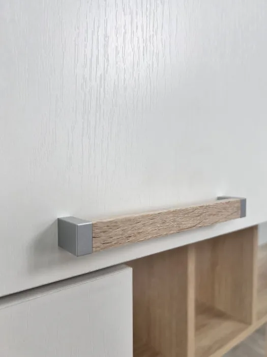 Компьютерный стол Квартет-11, Белый/Ателье светлое