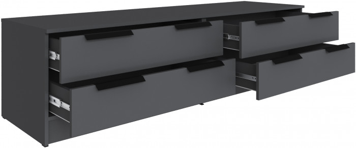 Набор мебели для гостиной "Мадрид", Графит серый