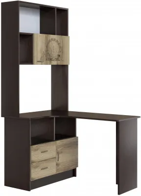 Стол угловой Орион, Венге/Дуб делано