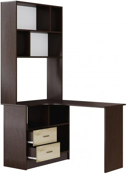 Стол угловой Орион, Венге/Дуб делано