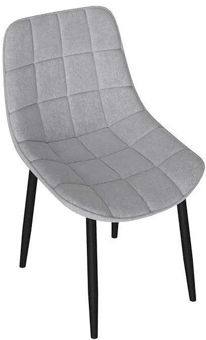 Бостон Стул (Белый муар/Велюр V005 светло-бежевый)