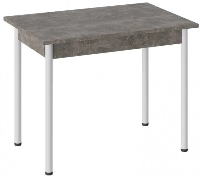 Родос Тип 1 стол с опорой d40 (Черный муар/Ателье темный)