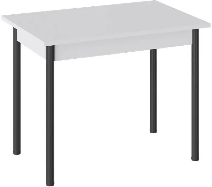 Родос Тип 1 стол с опорой d40 (Белый муар/Дуб Сонома)