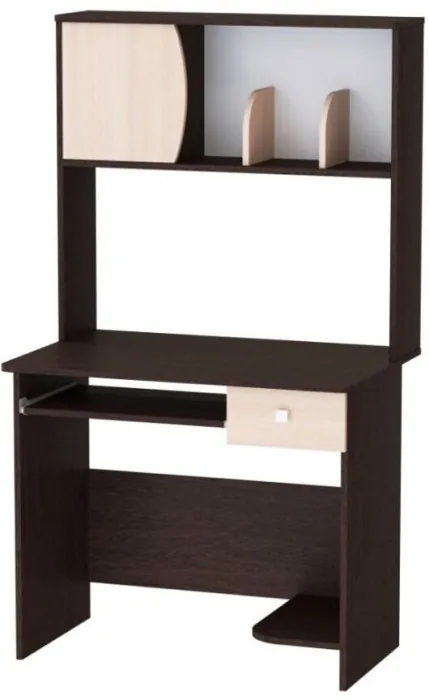 Компьютерный стол Грета-4 венге/дуб молочный