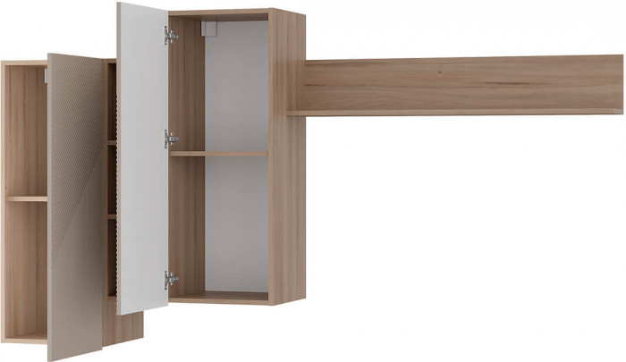 "Эмилия" ГМ-12 гостиный модуль Дуб смоки/Айриш (МФ03)