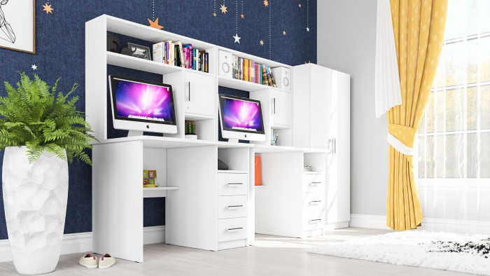 С-МД-СК9 Компоновка № 05, белый шагрень