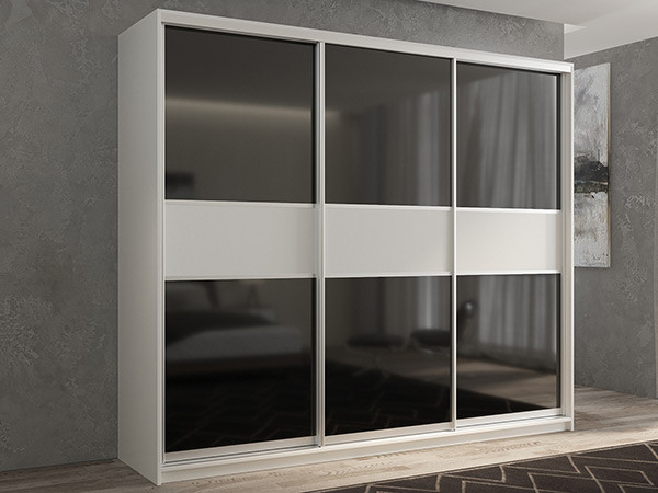 Шкаф-купе Кааппи 12 Белый Бриллиант 180х45х230 см