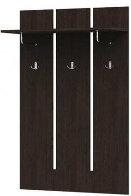 Прихожая Вегас Вешалка  800х1206х266 венге/белый глянец