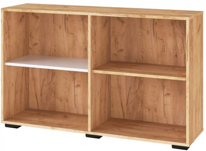 Квартет-13 Тумба дуб крафт золотой/белый