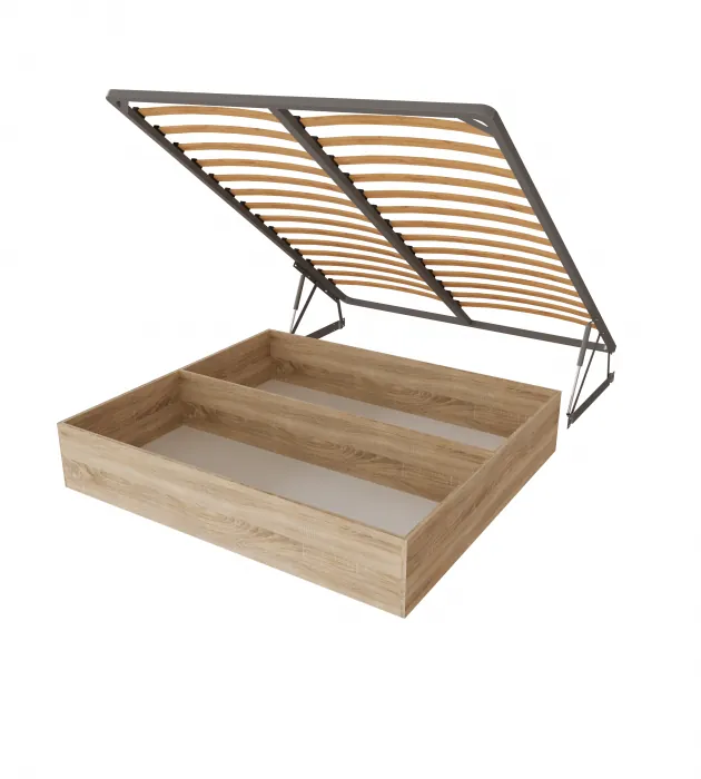 Нега Кровать интерьерная 140 коричневый, ПМ