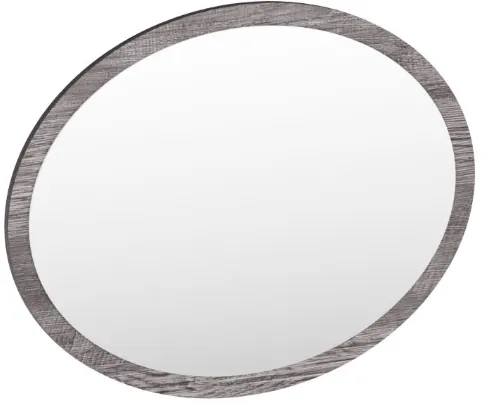 Туалетный столик + Зеркало Нао, Графит/Графит, Дуб Вотан