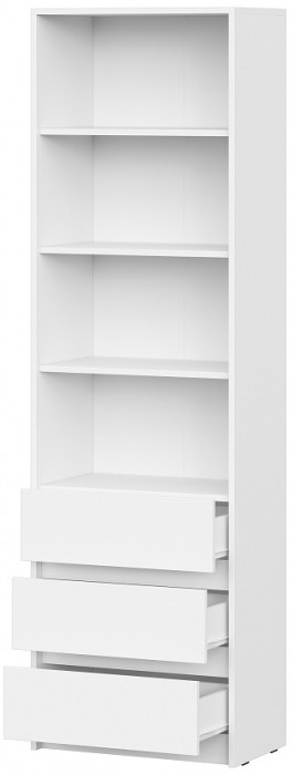 Стеллаж с ящиками Айден СТЛ06-600, белый