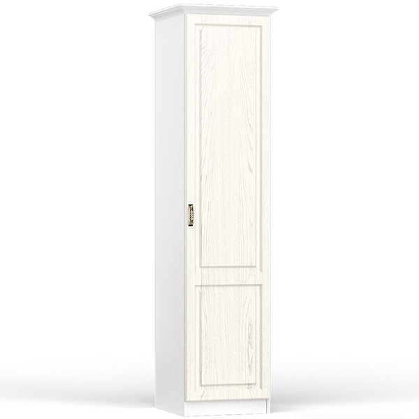 Ливерпуль Шкаф 13.27 + карниз, ясень ваниль/белый