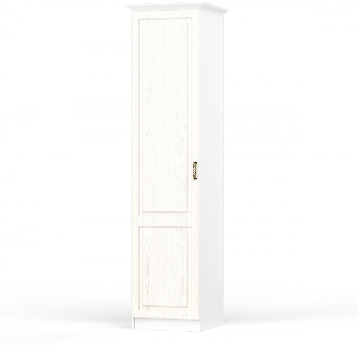 Ливерпуль Шкаф 13.27 + карниз, ясень ваниль/белый