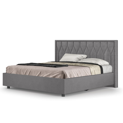 Кровать-10М с подъёмным основанием 1800 серебро