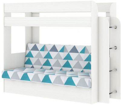 Карамель 75 кровать-диван Бодега Светлый / Ткань Nils Mint