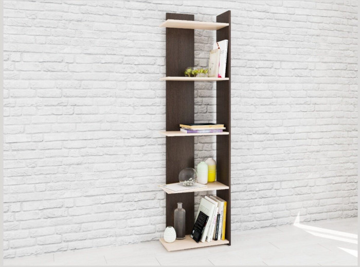 Стеллаж Ромео-7 венге/дуб молочный