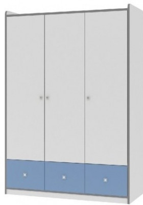 Дельта-Сильвер 9.01 Шкаф трехстворчатый