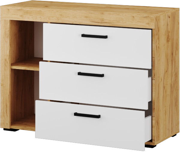 Спальня Адель, набор 2, Крафт серый/Крафт белый