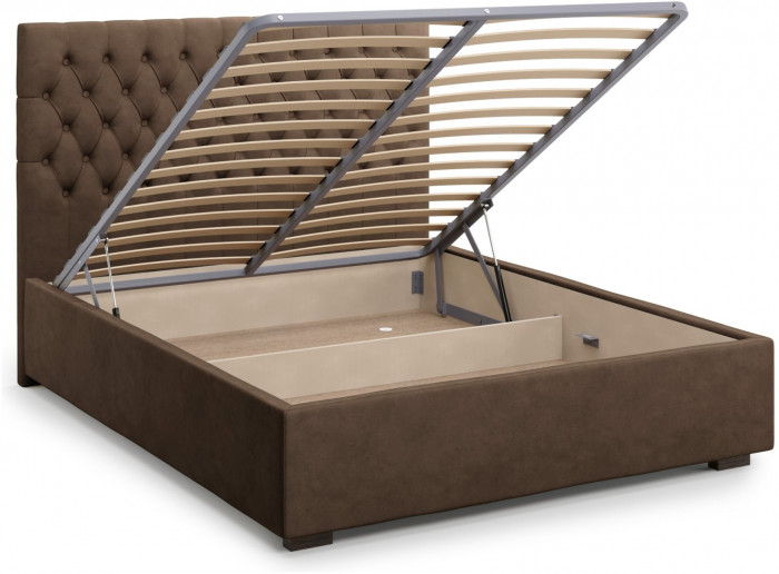 Кровать Nemi 160 с подъемным механизмом, Velutto 23