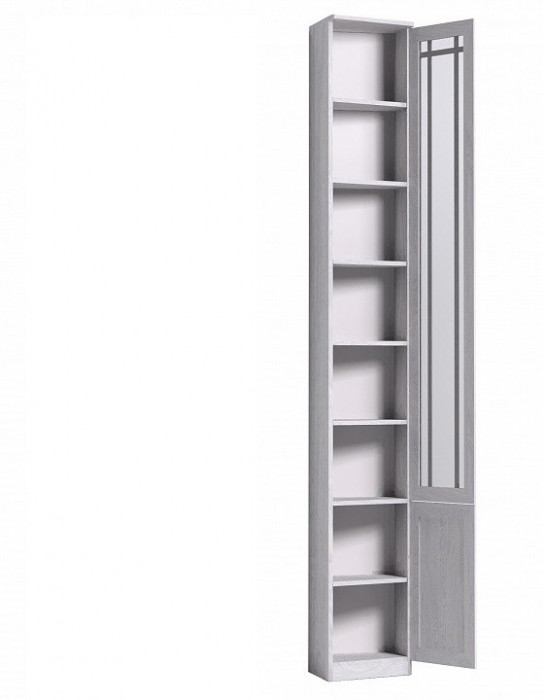 Шкаф книжный Шерлоск 311 левый, ясень светлый