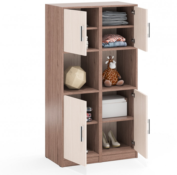 Два Пенала С-МД-СК9П к компьютерному столу С-МД-СК9, ясень шимо светлый/ясень шимо тёмный