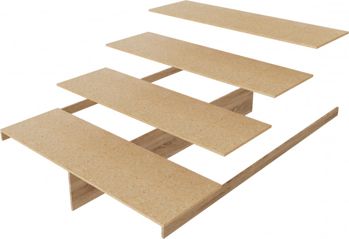 Модульная спальня "Адель" - Дуб сонома/Кашемир