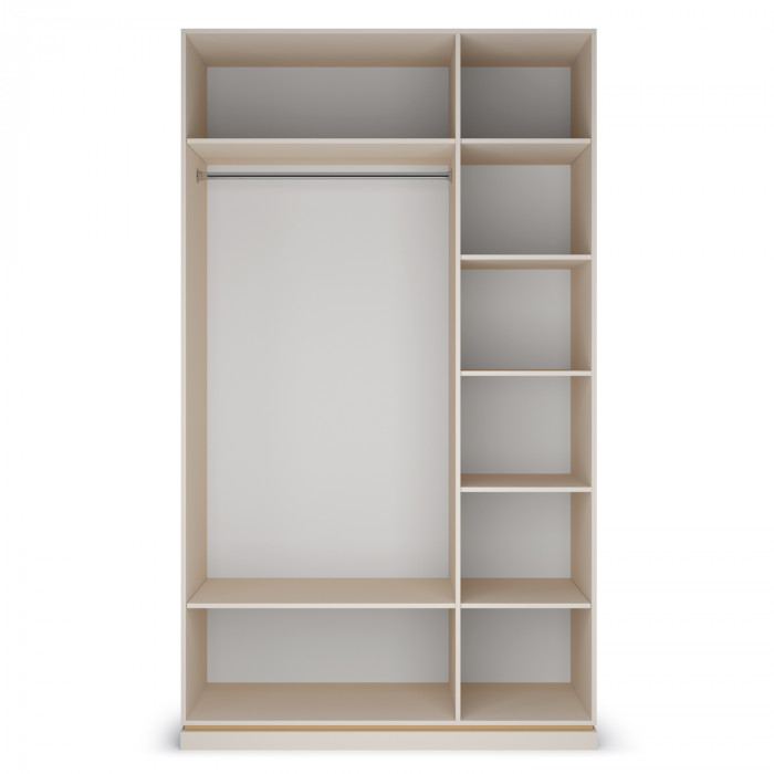 Шкаф распашной трехдверный с зеркалом Капри