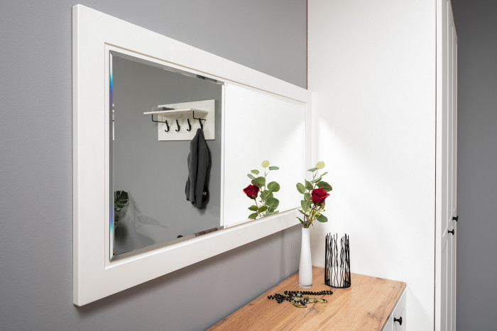 Остин Прихожая 30, белый шагрень/дуб крафт золотой