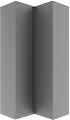 МС Мори Шкаф угловой МШУ 960.1, МП Графит