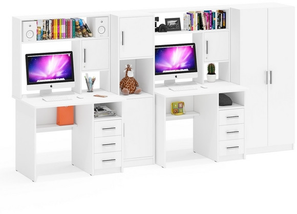 С-МД-СК9 Компоновка № 07, белый шагрень