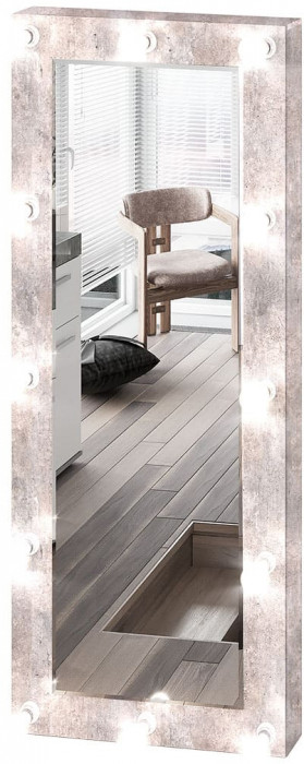 Зеркало навесное Инстайл, бетон