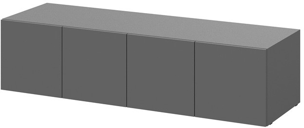 антресоль Берген А-1600 серый графит/серый графит