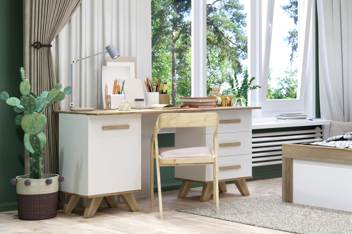 Стол письменный 1400 Вега Скандинавия