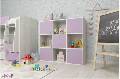 Стеллаж Джери (Винтерберг/Ирис)