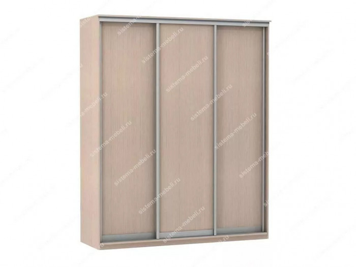 Шкаф купе Модерн 2076х600 3-х дверный 3-х секционный глухой ясень