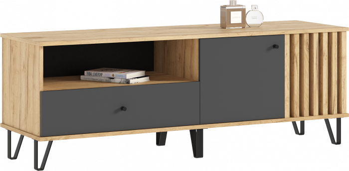 Роджинамиф Тумба ТВ 1500, Дуб крафт/Графит